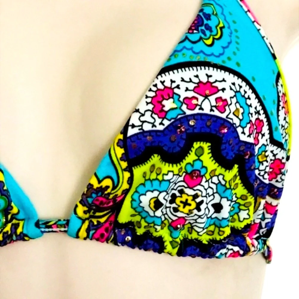 ONDALMAR 3pc Bikini plus Sarong‎ Set Brazilian